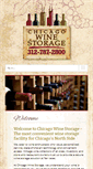 Mobile Screenshot of chicagowinestorage.com